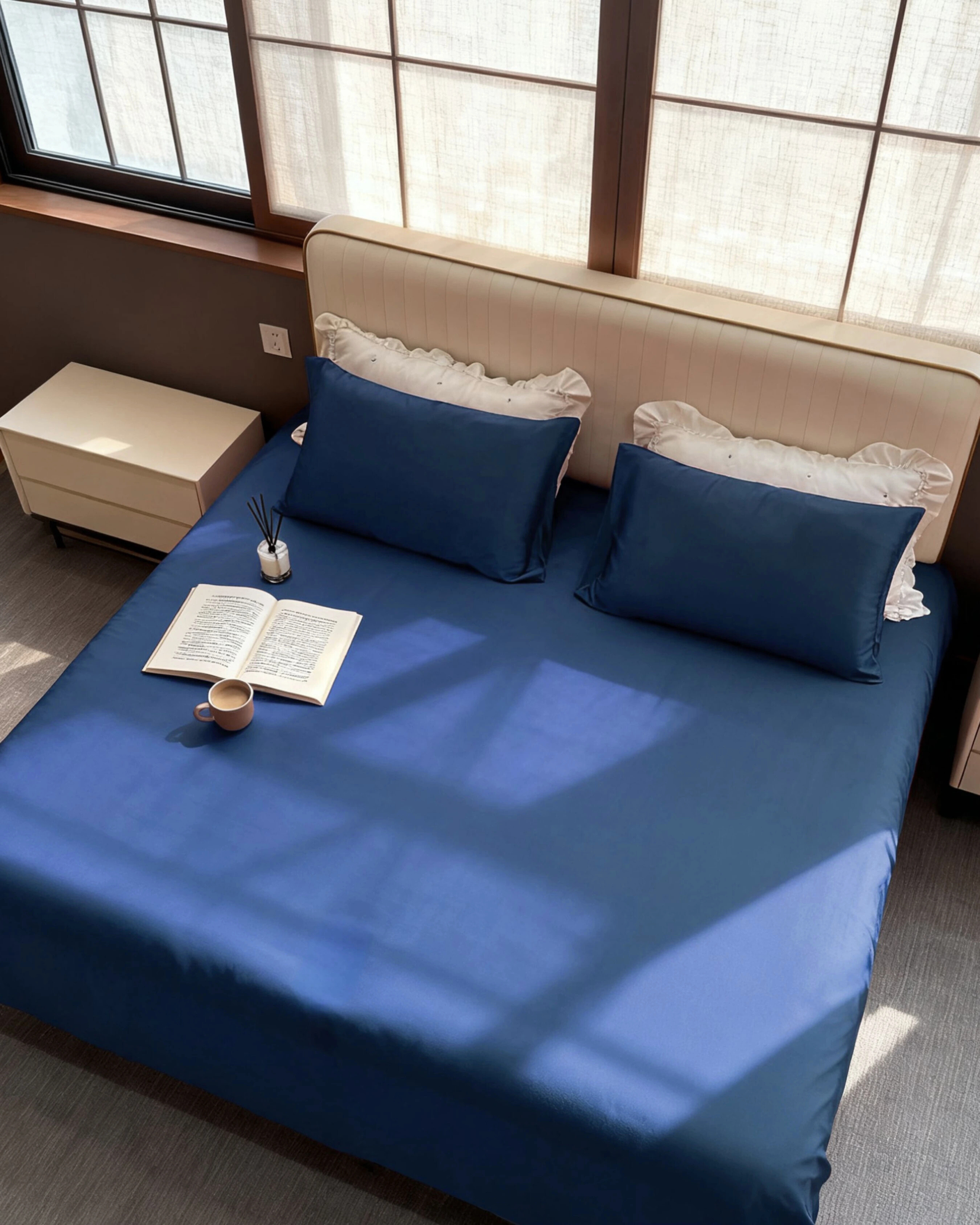 Royal Blue Bedsheet Set